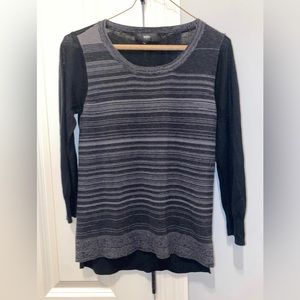 Womens Lightweight Sweater Sz Medium Black Mossimo